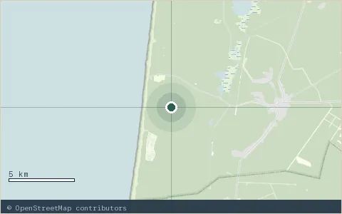 Location map: Golf de La Jenny, Le Porge.