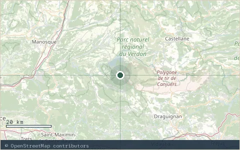 Location map: Compogne + Provence circuits.