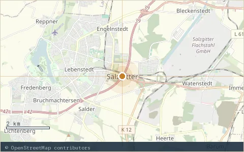 Location map: Salzgitter.