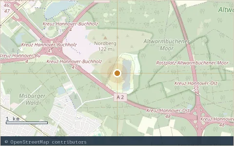 Location map: NaturistenCamp Sonnensee.