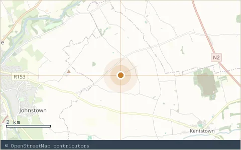 Location map: Celtic Druid Temple, County Meath.