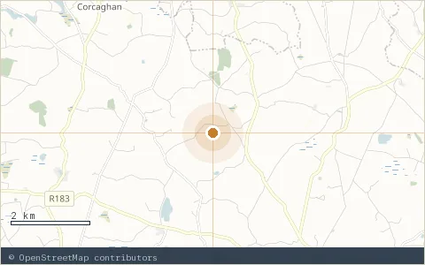 Location map: County Monaghan.