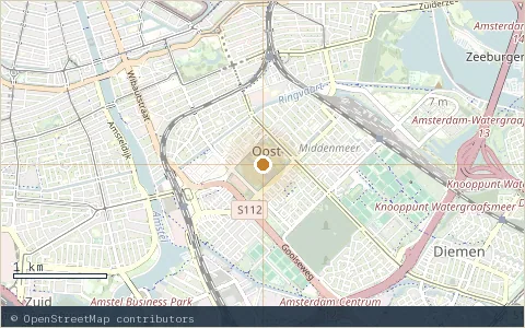 Location map: Park Frankendael, Amsterdam.