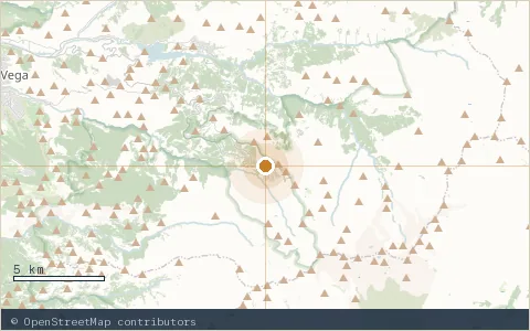 Location map: rural Granada.