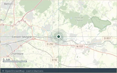 Location map: Ille-et-Vilaine.