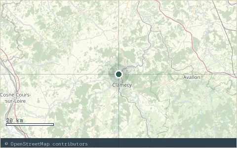 Location map: Paris + Lyon.